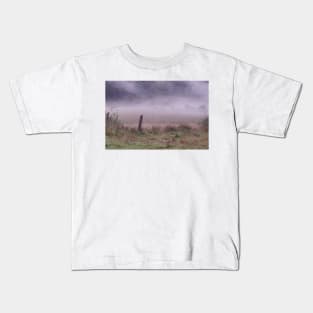 6517 early morning fog Kids T-Shirt